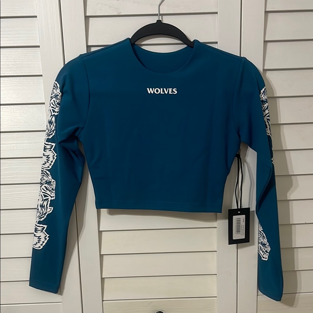 Darc Sport Sapphire Blue cropped long sleeve